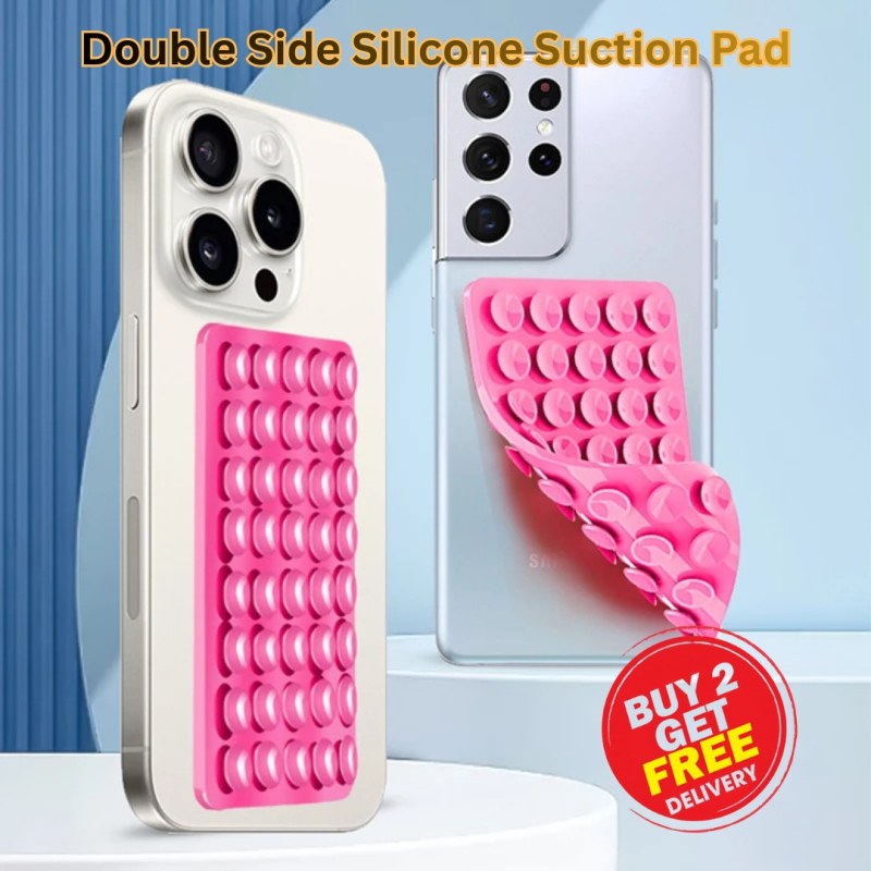  Double Side Silicone Suction Pad Phone Stand Multifunctional Fixture Suction Cup Detachable Hands-free Phone Holder (MC124)