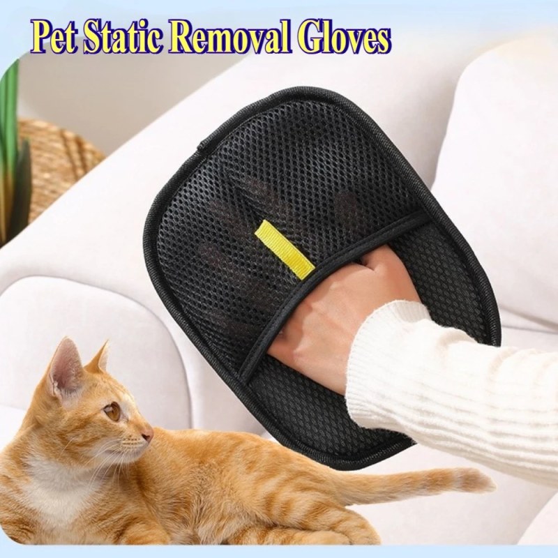 Magic Carpet Cleaning Gloves – Pet Hair Removal Brushes for Cats & Dogs -000769