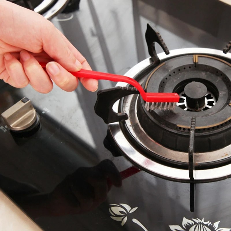 3Pcs Gas Stove Brush Cleaning Wire Brushes-000610