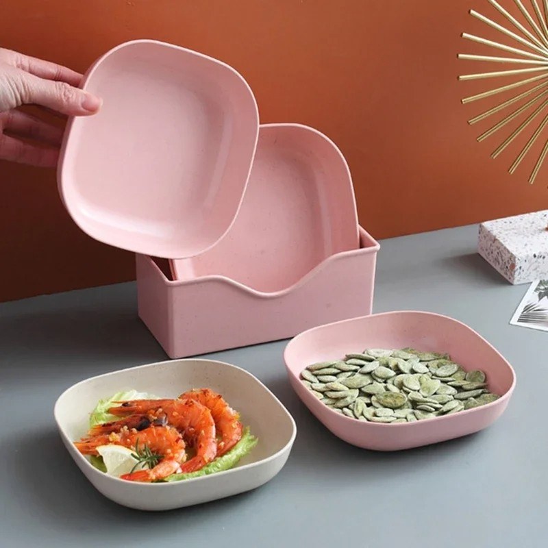  10Pcs Square Food Serving Salad Bowl 
