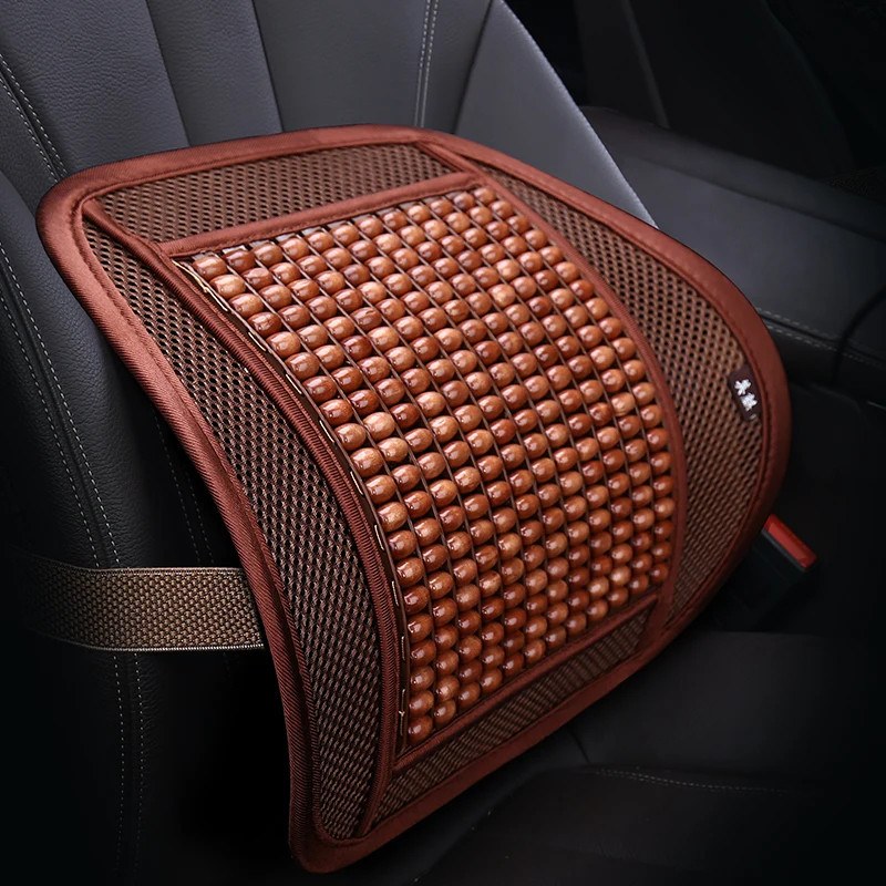  wooden bead waist support summer back massage waist cushion car/chair seat-000906
