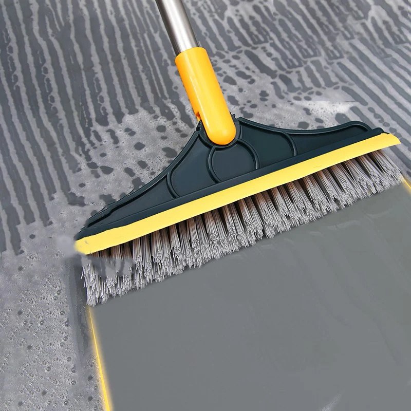  Bathroom Floor Brush Tile Long Handle Wall Wash Toilet Cleaning-00096