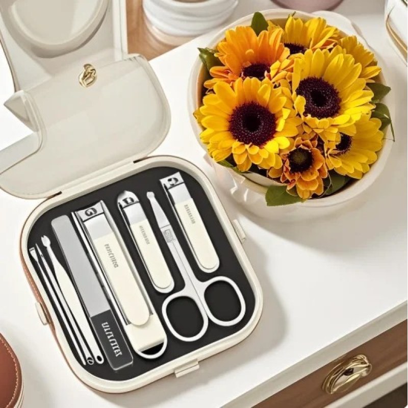6pcs Manicure Stainless Steel Nail Clipper Set - 000719
