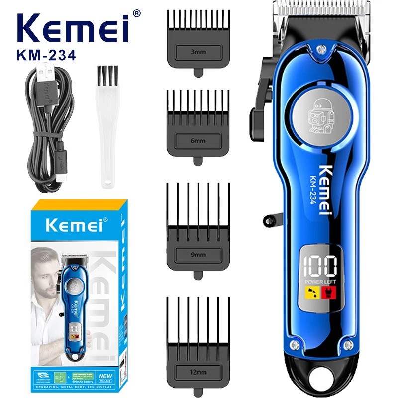 KM-234 Kemei Professional Electric Hair Clipper And Shaver - 000756