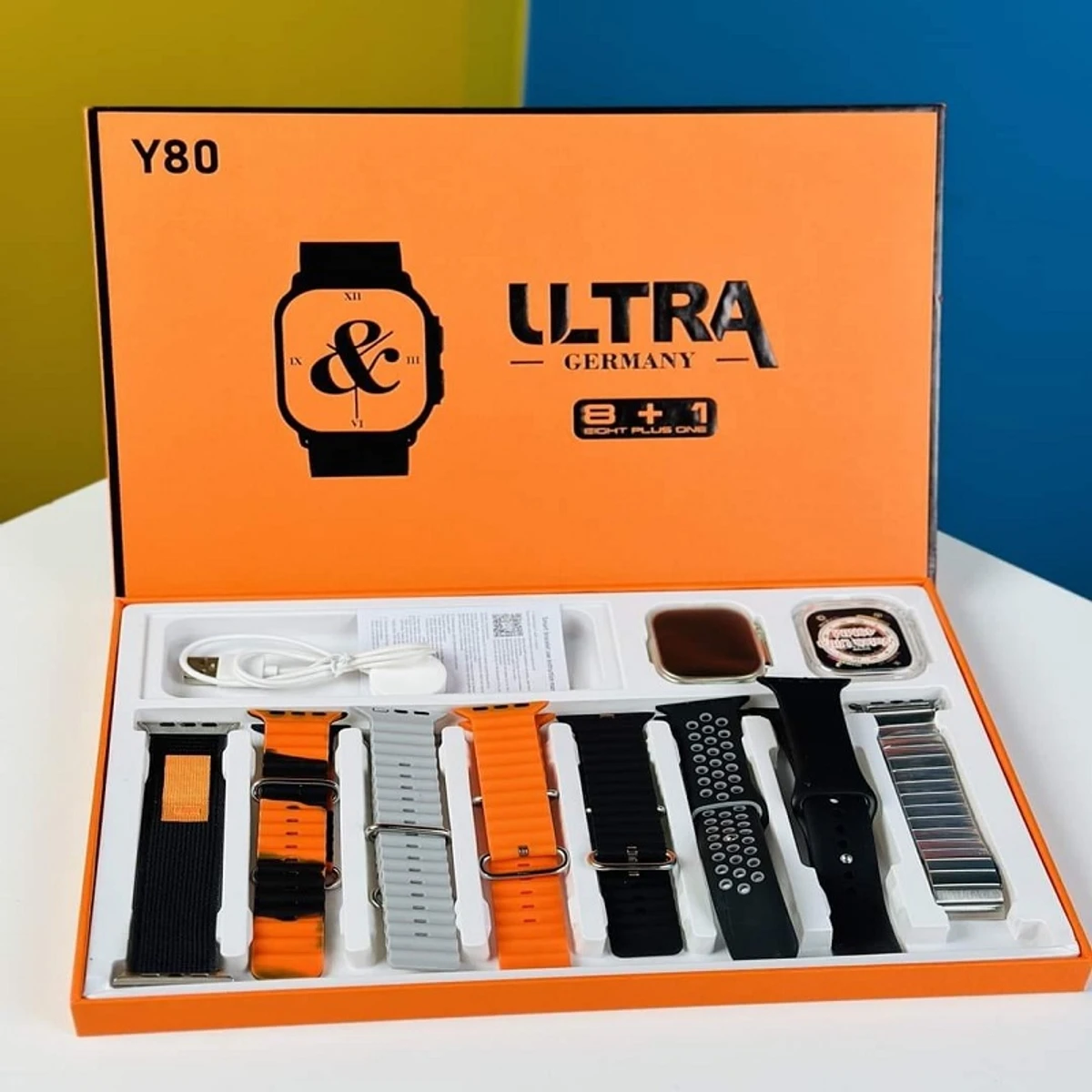 Y80 Ultra Germany Smartwatch With 8+1 Strap